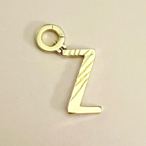 Gorjana Parker 18K Gold Plated Charm Initial Z - Picture 9 of 9